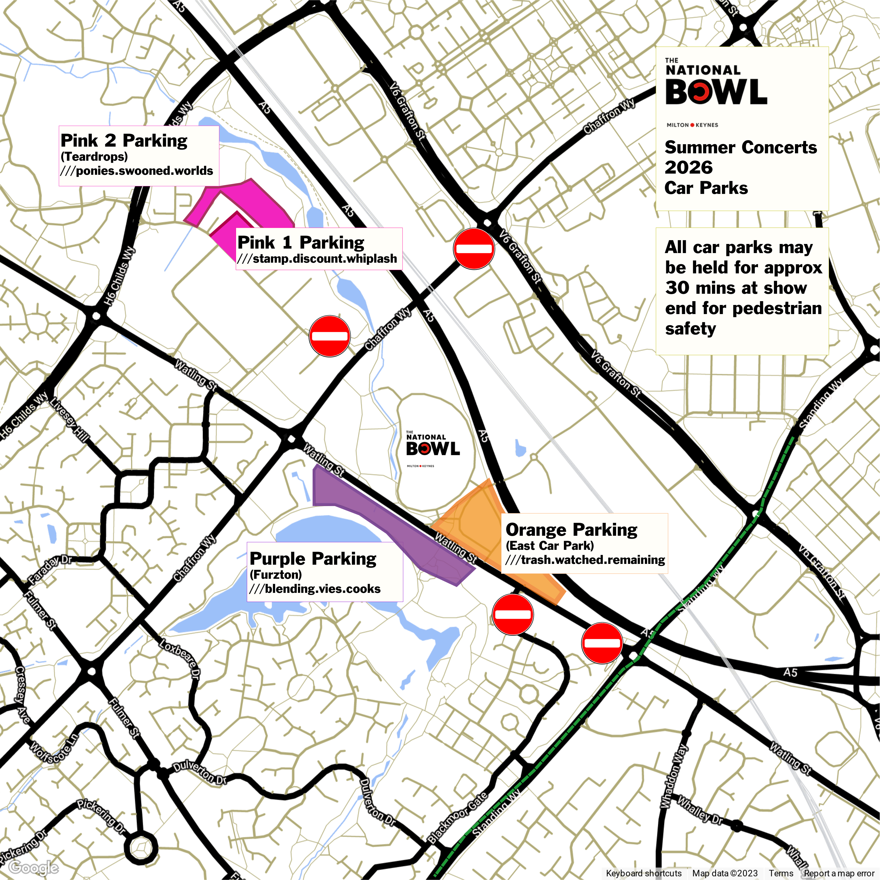 MK Bowl Location Map